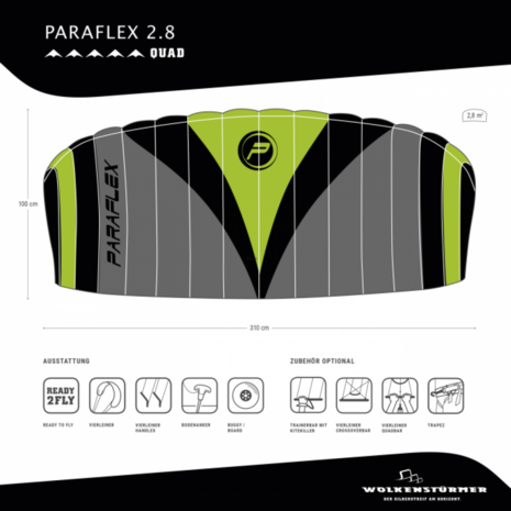 Wolkensturmer Paraflex Quad 2.8