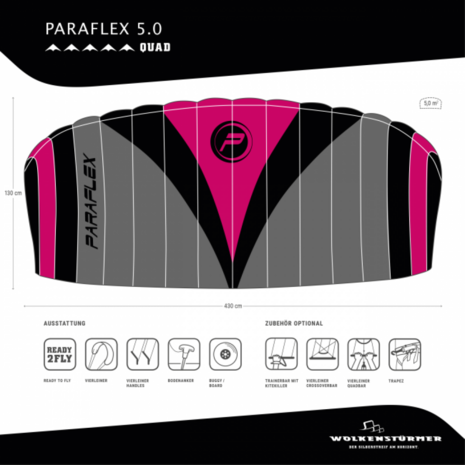 Wolkensturmer Paraflex Quad 5.0