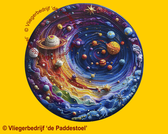 Yiwu Planeten Legpuzzel hout
