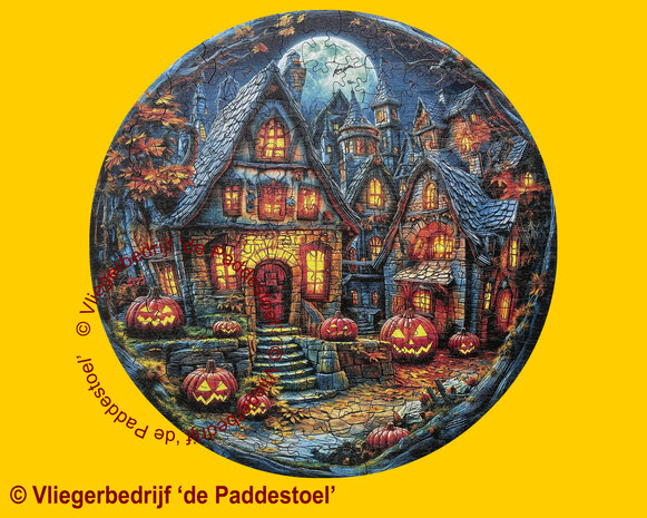 Yiwu Halloween Dorp Legpuzzel hout