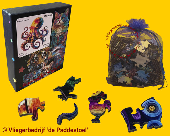 Yiwu Octopus Legpuzzel hout