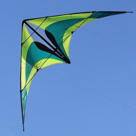 Spiderkites Tomboy green-yellow 2025 - Stuntvlieger