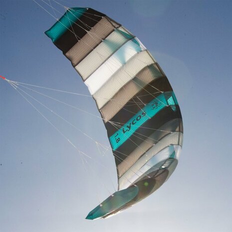 Spiderkites Lycos competition 1.8 turqoise grey shade - matras / stuntvlieger