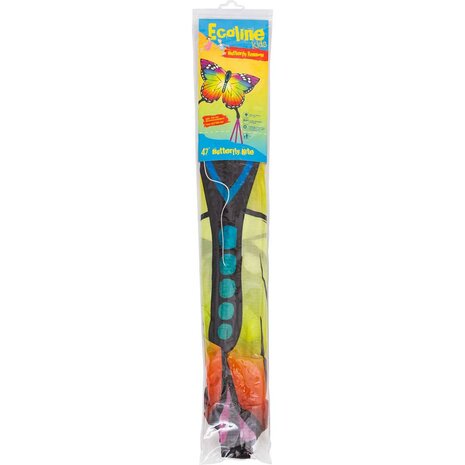 HQ Butterfly Kite Rainbow - Eenlijnsvlieger