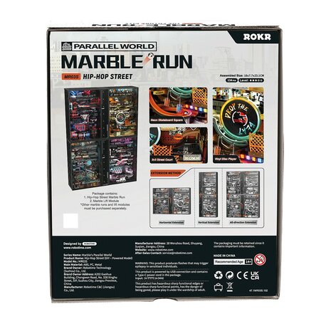 Robotime Marble Run Hip hop Street