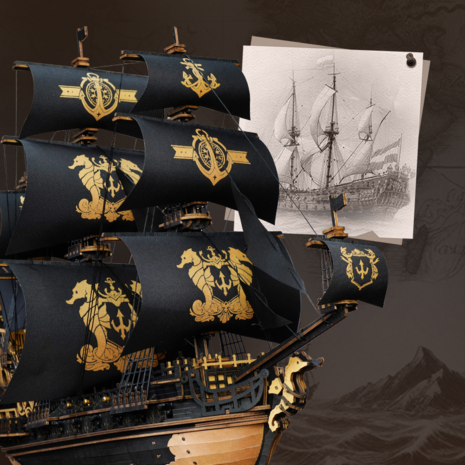 Robotime The Seahorse Barque