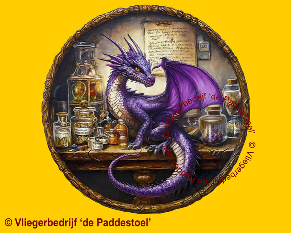 Yiwu Paarse Draak Legpuzzel hout