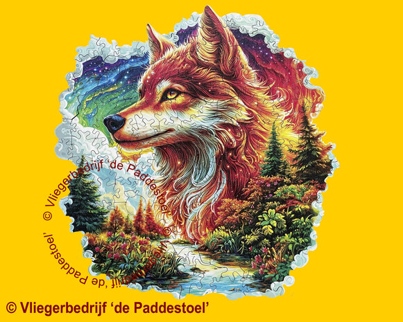 Yiwu Vos en Bos Legpuzzel hout