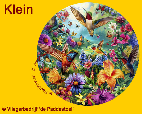 Yiwu Kolibri's in  Bloemenveld - K - Legpuzzel hout