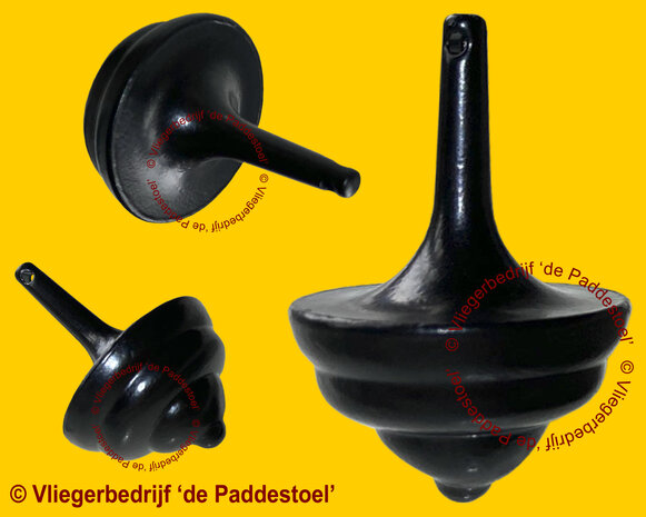 Poepie-Tol Zwart Metaal