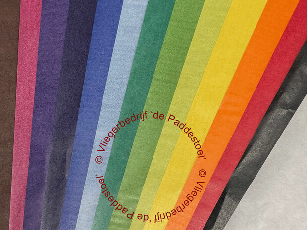 Vliegerpapier per vel van 100 x 70 cm