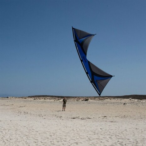 Spiderkites Shiva charcoal/blue - Stuntvlieger