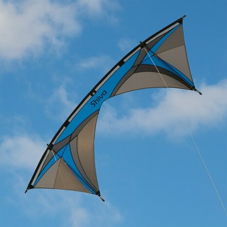 Spiderkites Shiva charcoal/blue - Stuntvlieger
