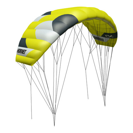 Crosskites Pro Hornet 4m Yellow (handles) - Vierlijnsvlieger