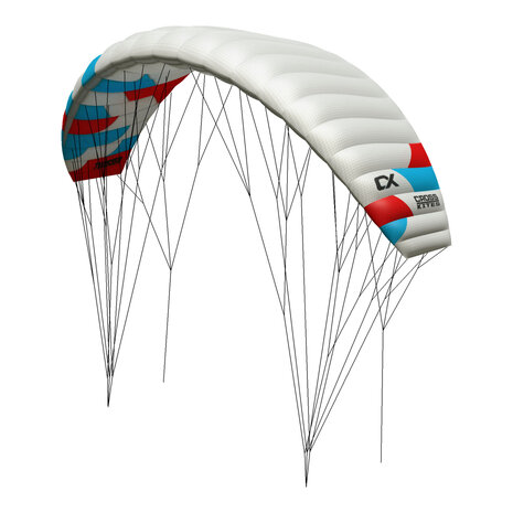 Crosskites Pro Twister 3.0 Aqua/red (handles) - Vierlijnsvlieger