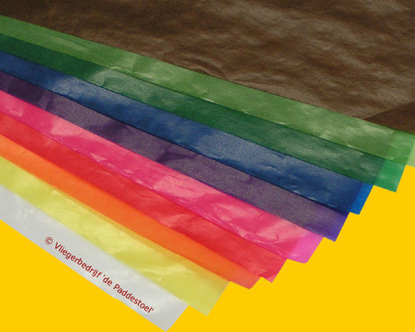 Vliegerpapier per vel van 100 x 70 cm