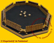 Shut the Box / Shuttlebox  8 personen XLarge bruin